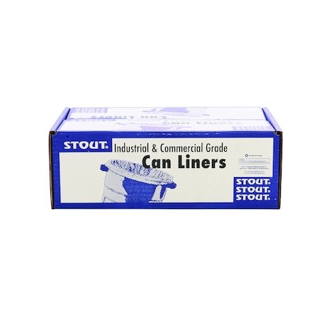 Stout By Envision HDPE ProPerformance Coreless Bags 4045 Gallon Bags Case of 150 bags, 150PK C4048N22